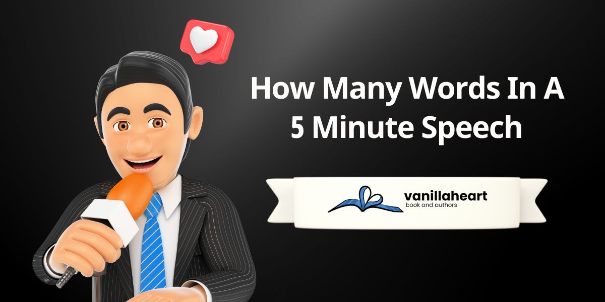 how many words per 5 minute speech